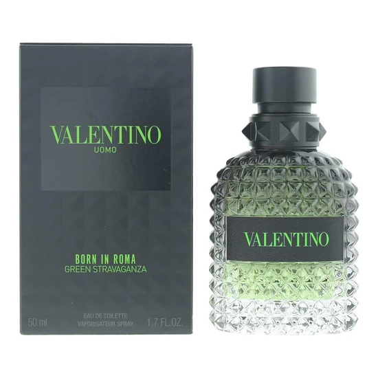 Valentino Uomo Born In Roma Green Stravaganza Eau De Toilette 50ml
