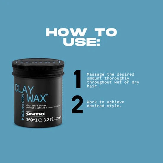 Osmo Clay Wax Hold Factor 4 100ml