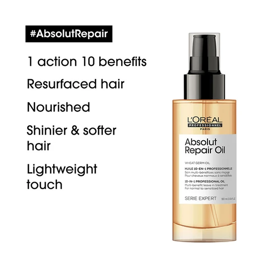 L'Oréal Professionnel Serie Expert Absolut Repair 10-in-1 Leave In Oil 90ml