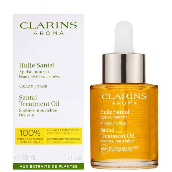 Clarins Face Treatment Oil Santal Dry Skin 30ml