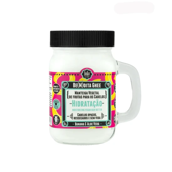 Lola Bemdita Ghee Hidratacao Moisturising Vegan Hair Butter 100g