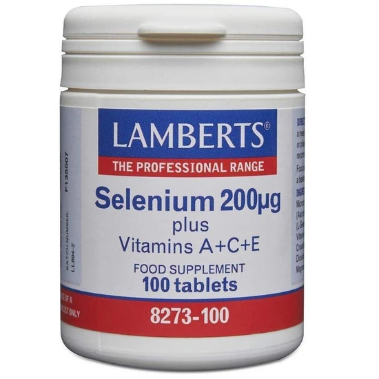 Lamberts Selenium 200ug Plus A+C+E Tablets 100 Tablets