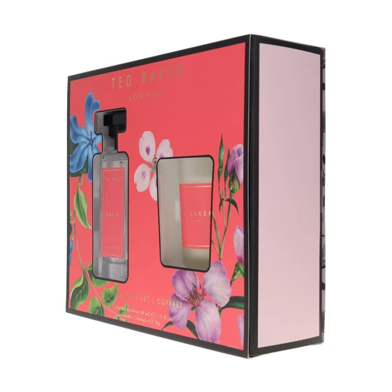 Ted Baker Kasia Gift Set 50ml Eau De Toilette + 70g Candle