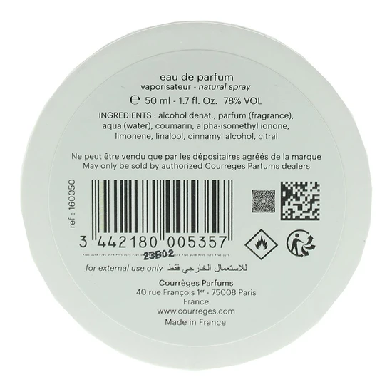 Courreges L'eau De Liesse Eau De Parfum 50ml