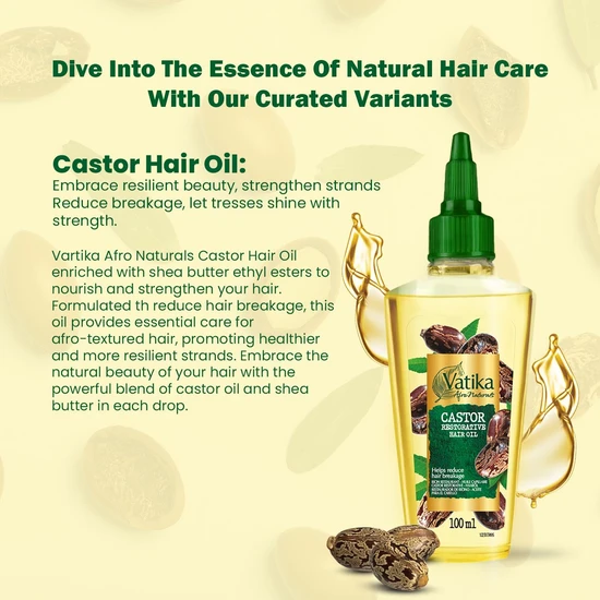 Dabur Afro Naturals Castor Restorative Hair Oil 100ml
