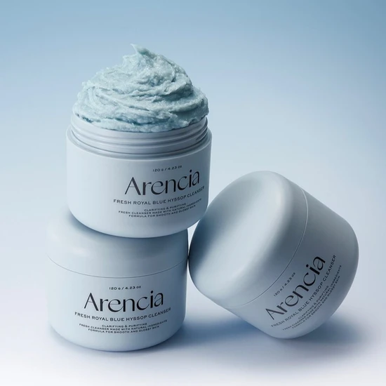 Arencia Fresh Blue Hyssop+ Rice Mochi Cleanser 120g