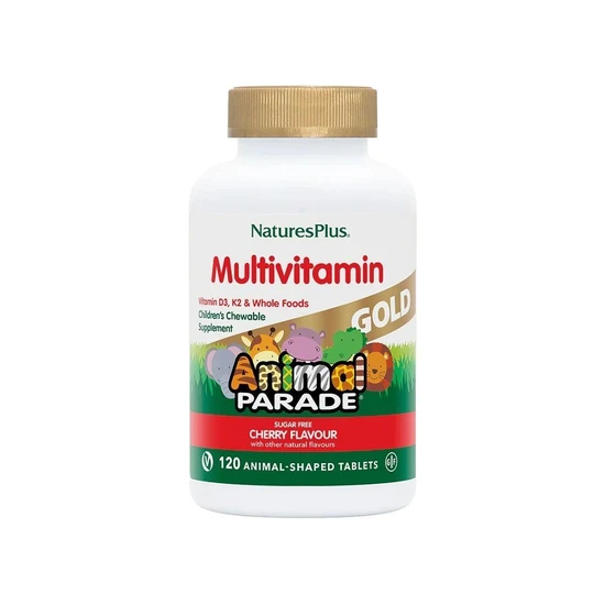 Nature's Plus Animal Parade Gold Chewable Multi Cherry Flavour 120 Chewables
