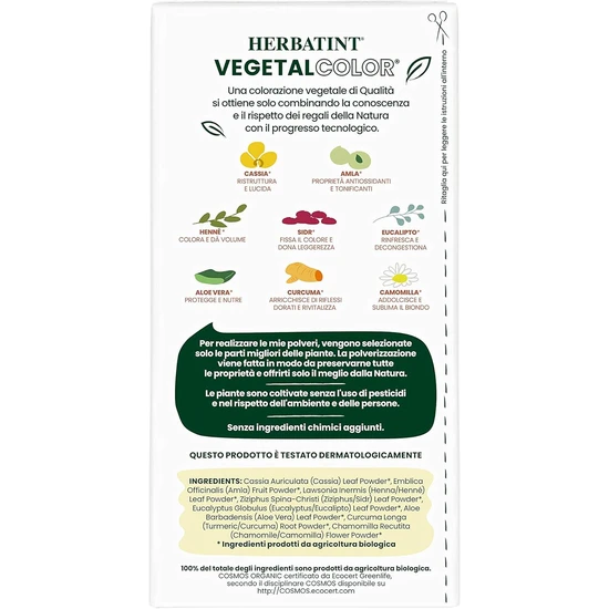 Herbatint Vegetal Organic Hair Colour Honey Blonde Power 100g