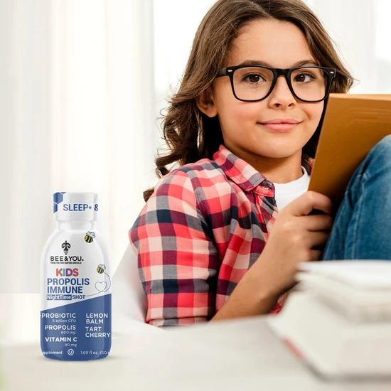 BEE&YOU Kids Propolis Immune NightTime Shot Probiotic 12 x 50ml