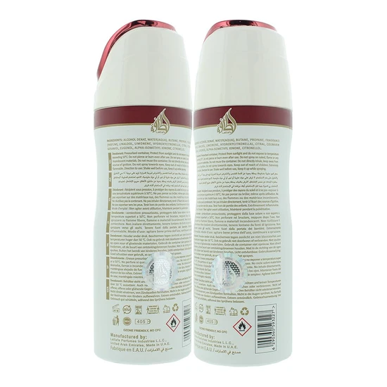Lattafa Ana Abiyedh Rouge Perfumed Body Spray 200ml