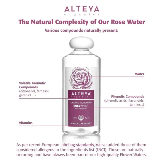 Alteya Organics Bulgarian Rose Water 500ml