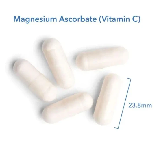 Allergy Research Group Magnesium Ascorbate Vitamin C Capsules 100 Capsules