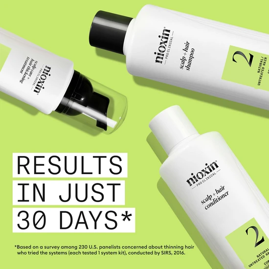 Nioxin Pro Clinical System 2 Scalp + Hair Thickening Starter Kit