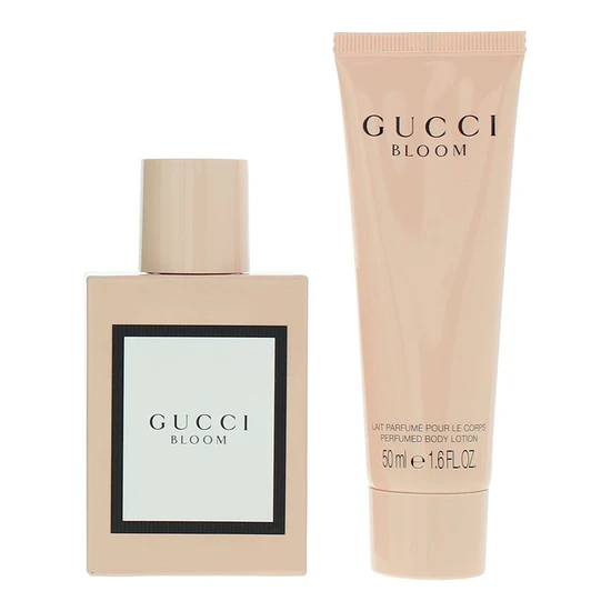 Gucci Bloom Eau De Parfum 50ml + Body Lotion 50ml Gift Set For Her 50ml