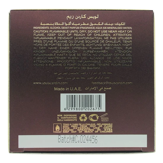 Louis Cardin Reem Eau De Parfum 100ml