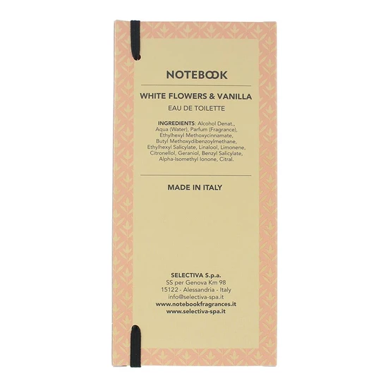 Notebook White Flowers & Vanilla Eau De Toilette 100ml