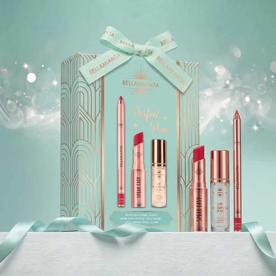 Bellamianta Perfect Pout Lip Kit Gift Set Bella Muse