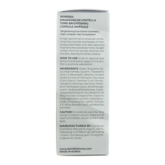 Skin1004 Madagascar Centella Tone Brightening Capsule Ampoule 30ml