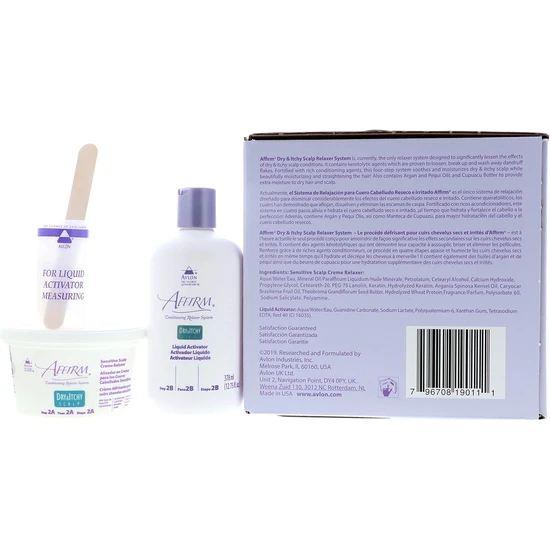 Avlon Affirm Dry & Itchy Scalp Conditioning Relaxer System With Protecto 9 Single Applications / Sensitive Scalp Formula