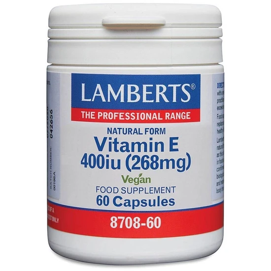 Lamberts Vitamin E 400iu Capsules 60 Capsules