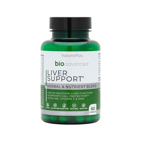 Nature's Plus Bioadvanced Liver Support Capsules 60 Capsules