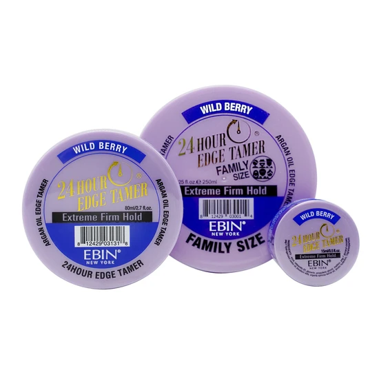 Ebin New York 24 Hour Wild Berry Extreme Firm Hold Edge Tamer 250ml