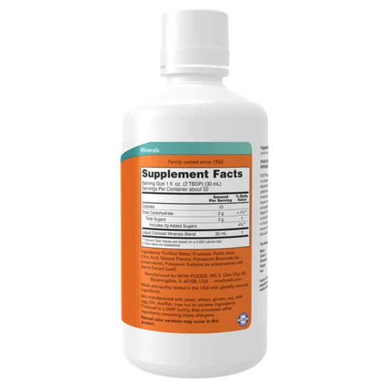 NOW Foods Colloidal Minerals Raspberry 946ml