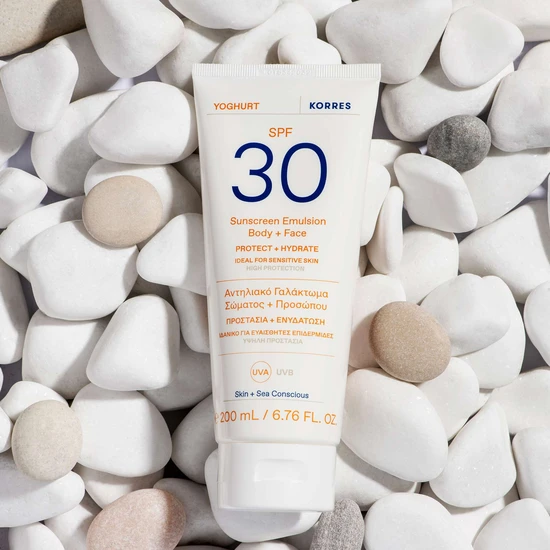 Korres Yoghurt Sunscreen Emulsion Body + Face SPF 30 200ml