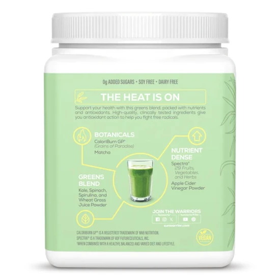 SunWarrior Shape Thermo Greens Green Apple 210g