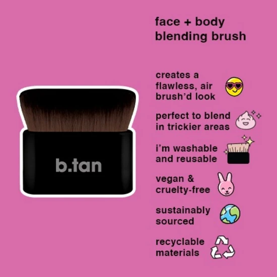B Tan Air Brush D Face & Body Blending Brush