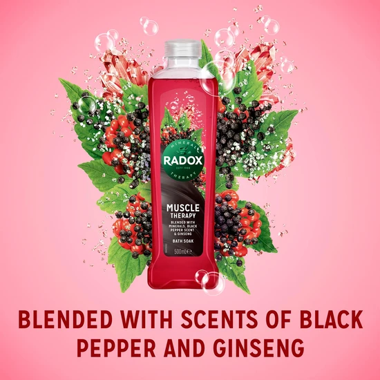 Radox 100% Nature Inspired Fragrances Muscle Therapy Bath Soak 500ml