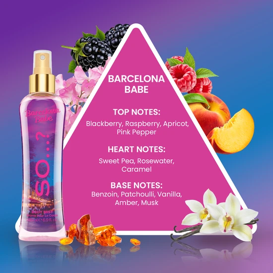 SO...? Barcelona Babe Body Mist 200ml