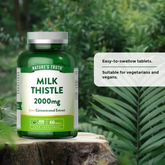 Nature's Truth Milk Thistle 2000mg Tablets 60 Tablets