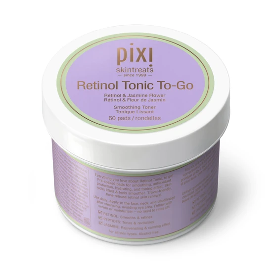 PIXI Retinol Tonic To-Go Pre-Soaked Toner Pads 60 Pads