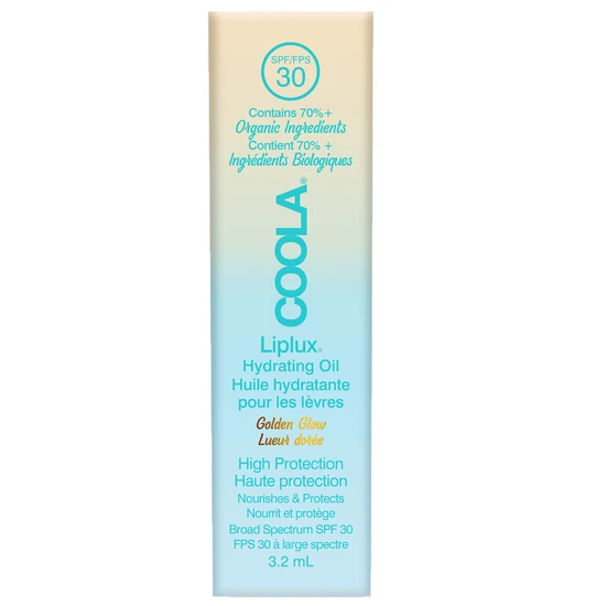 Coola Classic Liplux Hydrating Oil Golden Glow SPF 30 3.2ml