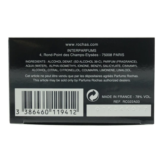Rochas Mademoiselle In Black 30ml