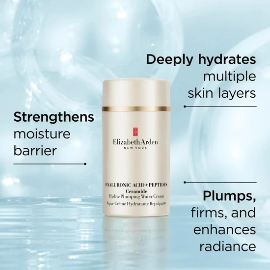 Elizabeth Arden Ceramide Hyaluronic Acid + Peptides Ceramide Hydra-Plumping Water Cream 50ml