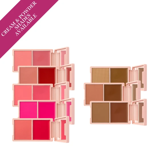 Luna by Khush Creme De La Cheeks Cream & Powder Face Palette Berry Empowered