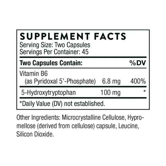Thorne 5-Hydroxytryptophan Capsules 90 Capsules