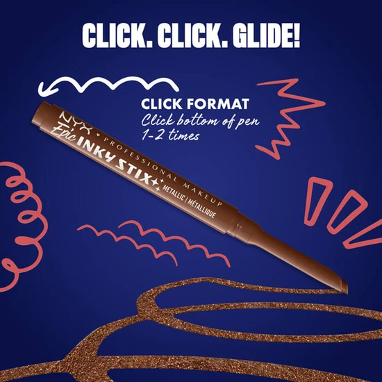 NYX Professional Makeup Epic Inky Stix Cream Gel Liner Kinetic Copper