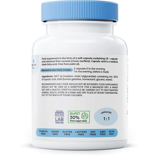 Osavi Caprylic Acid 1200mg Softgels 60 Softgels
