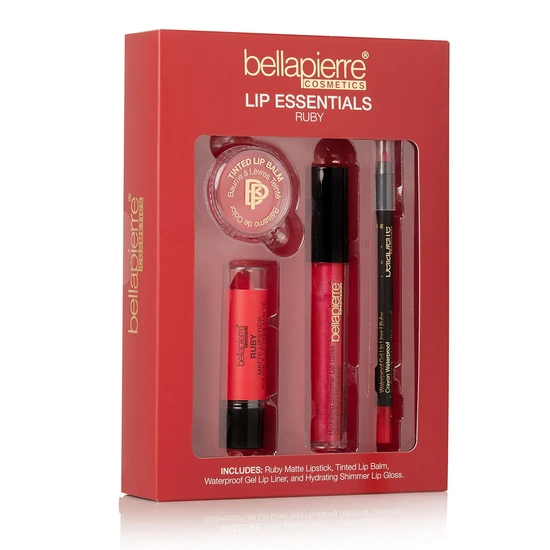 Bellápierre Cosmetics Lip Essentials Kit Ruby