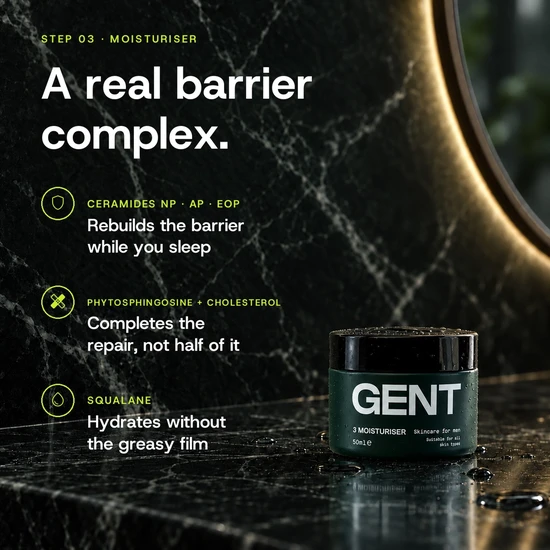 Gent Skincare Men's Face Moisturiser