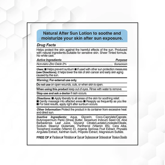 BEE&YOU Skin Care Natural Aftersun Lotion 80ml