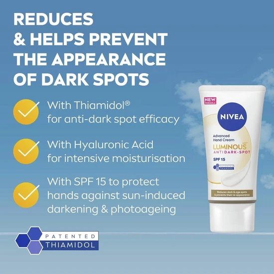 Nivea Cellular Luminous 630 Anti-Dark Spots Advanced Hand Cream SPF 15 50ml