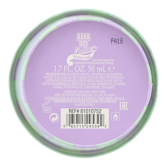 Anna Sui Sundae Violet Vibe Eau De Toilette 50ml