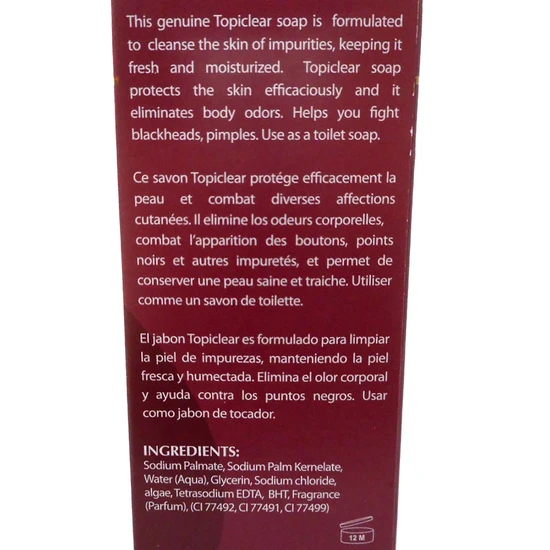 Topiclear Paris Exfoliating Soap 200 g