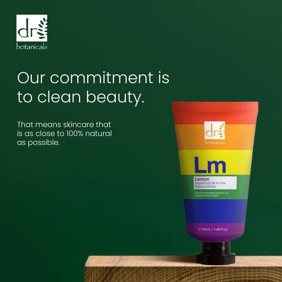 Dr Botanicals Pride Edition Lemon Superfood All-In-One Rescue Butter 50ml x 2