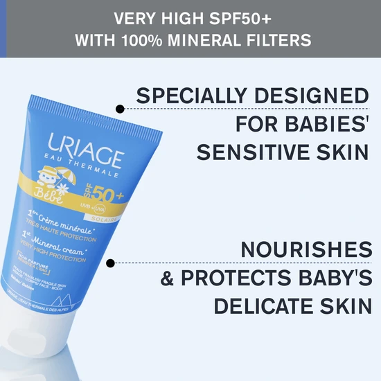 Uriage Baby 1st Mineral Cream SPF 50+ 50ml