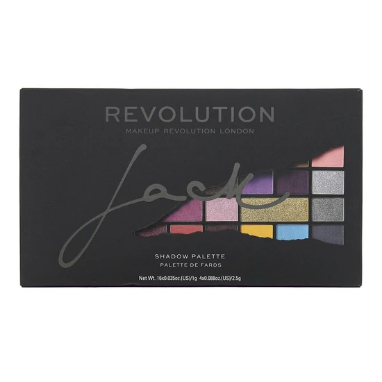 Revolution Jack Eyeshadow Palette 16 x 1g, 4 x 2.5g